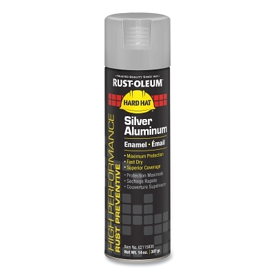 SILVER ALUMINUM FINISH 14-OZ. FILL
